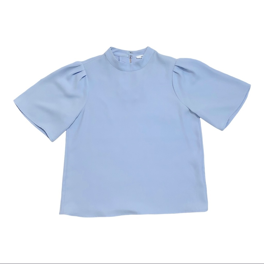 RO&DE Puff Short Sleeve Boxy Blouse Size Small
